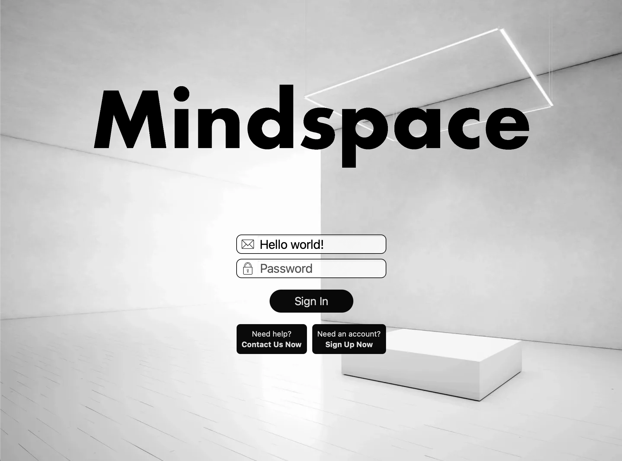 Mindspace Login!